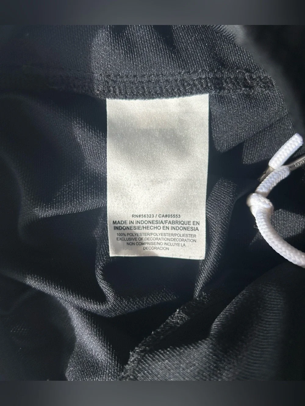 Air Jordan Men’s Track Pants Sz L Athletic Training Black White Stripe Ankle Zip - Picture 9 of 10